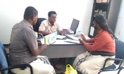 الهيئة الأدارية لمؤسسة المبره التنموية تزور مدير الشؤون الأجتماعية والعمل بمديرية القطن.