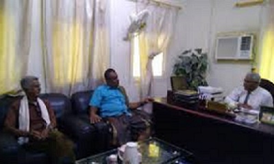 المدير العام للثقافة يلتقي رئيس جمعية فناني حضرموت