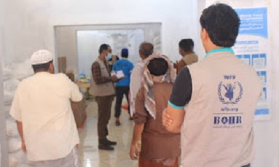 وفد إئتلاف الخير للإغاثة والأعمال الإنسانية ومنظمة الغذاء العالمي في زيارة تفقدية لمديرية الشحر