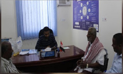 مدير مكتب ائتلاف الخير بوادي حضرموت يلتقي الإدارة التنفيذية لمجلس تنسيق جمعيات ذوي الإعاقة