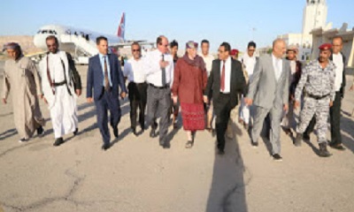 وزير النفط والمعادن يصل إلى سيئون لتدشين وافتتاح عدد من المشاريع