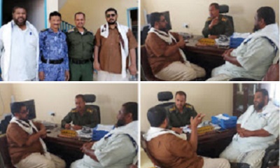 مدير أمن غيل باوزير يستقبل قائد جهاز مكافحة المخدرات بساحل حضرموت