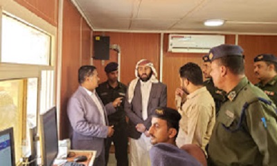 الصيعري يتفقد الترتيبات النهائية لتفعيل منظومة الرقابة الحدودية الجديدة بالجوازات.