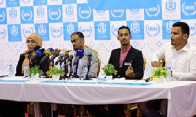 المدير التنفيذي لمؤسسة عدالة للتنمية القانونية خلال مؤتمر صحفي بالمكلا: الهدف الرئيسي للمؤتمر هو تأهيل قادة الغد