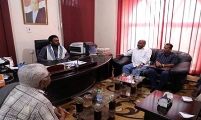 وكيل أول حضرموت يطلع على نشاط صندوق رعاية وتأهيل المعاقين