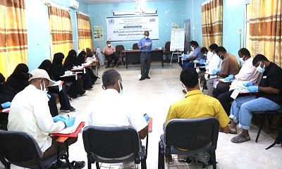 دورة تدريبية في مجال الترصد التغذوي تبدأ بمكتب وزارة الصحة بسيئون