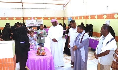 افتتاح المعرض الترويجي لمنتجات المرأة بمديرية تريم وتكريم الرائدات المجتمعية بالمديرية احتفاءً باليوم العالمي للمرأة