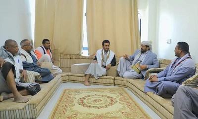 محافظ مأرب يلتقي الوكيل الجيلاني ويشيد بمواقف أبناء حضرموت الأخوية