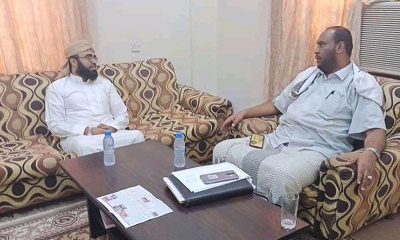 مدير عام تريم يبحث مع مدير مكتب الأوقاف و الإرشاد بالوادي و الصحراء أوضاع إدارة الأوقاف بالمديرية