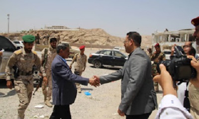 محافظ حضرموت يطلع على التحضيرات النهائية لإفتتاح معرض الشهر الكريم بالمكلا