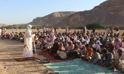 مدير عام ساه يؤدي صلاة الاستسقاء مع جموع المصلين بمصلى الحسك