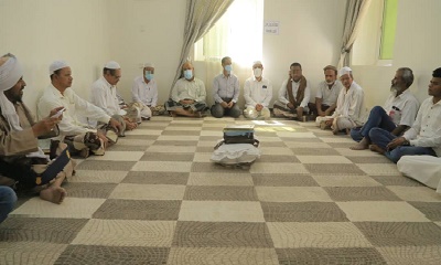 وكيل وادي حضرموت يقدم واجب العزاء لأسرة الفقيد الدكتور حسين عباس العيدروس