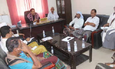 مدير عام ساه يبحث مع وفد صندوق النظافة والتحسين بالوادي آلية تنفيذ الجولات وتحسين المظهر الحضاري للمديرية