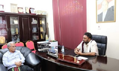 مدير العام مديرية دوعن يشكر وكيل اول حضرموت لاهتمامه باستقرار تشغيل الكهرباء خلال شهر رمضان 