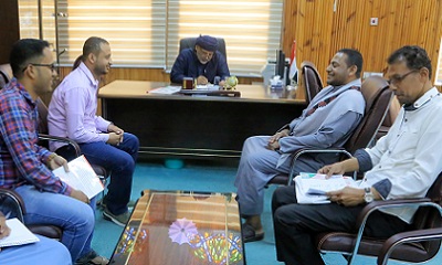 وكيل وادي حضرموت يطّلع على خطط وبرامج اتحاد الملتقيات التطوعية بوادي حضرموت خلال الشهر الفضيل