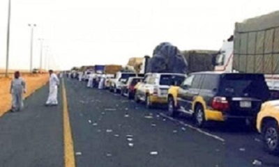 الحكومة تعلن انتهاء أزمة اليمنيين العالقين بمنفذ الوديعة وسيارات الدفع الرباعي