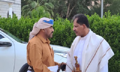 الشيخ يحيى جعفر باجري يقيم امسية رمضانية حضرها وكلاء السلطة المحلية بوادي وصحراء حضرموت