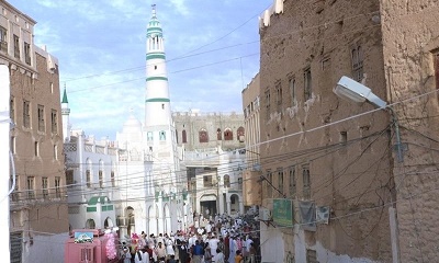 رباط العلم الشريف ومسجد رياض الجنة ينفردان بختائم ليلة 19 من رمضان بمدينة سيئون