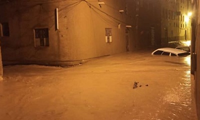 تقرير رسمي أولي يكشف حجم الاضرار التي تعرضت لها مدينة تريم جراء السيول والأمطار
