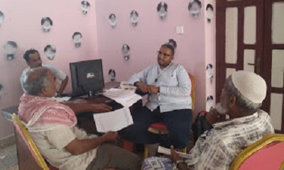 منسق مشاريع وكالة تنمية المنشآت الصغيرة والأصغر في زيارة لمعهد إمداد للتدريب والتأهيل بمديرية الريدة و قصيعر