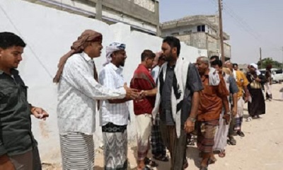 الشيخ بن حبريش يزور عدد من الوجهاء والشخصيات الاجتماعية في الريدة وقصيعر ويهنئهم بعيد الفطر المبارك