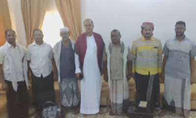 إدارة منتدى بادرة خير التطوعي بتاربة في زيارة معايدة لمدير عام مديرية سيؤن