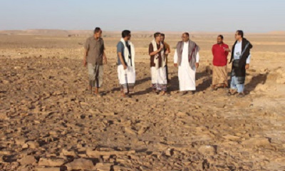 مدير عام ساه يطلع على موقع إنشاء مستشفى حديث بإسم الفقيد "عوض سالم بن منيف