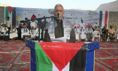 كلمة مرجعية حلف قبائل حضرموت الوادي والصحراء بمهرجان نُصرة الاقصى وفلسطين 