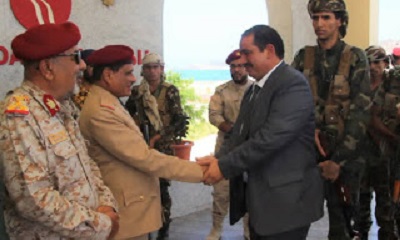 وزير الداخلية يصل المكلا للإطلاع على واقع الأجهزة الأمنية بساحل حضرموت