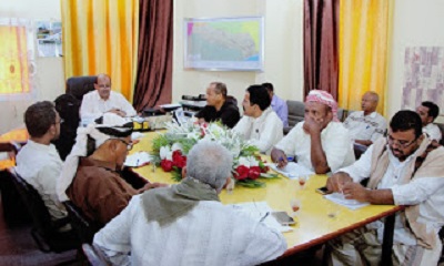 المكتب التنفيذي بمديرية غيل باوزير يعقد دورته الاعتيادية لشهر مايو 2021م 