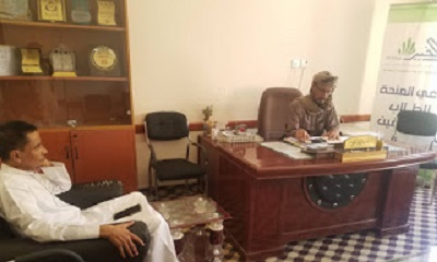إدارة تربية شبام تعقد اجتماعاً بمدراء الثانويات بالمديرية لمناقشة الإستعداد لإمتحانات إنهاء المرحلة الثانوية وتسليمهم أرقام الجلوس 
