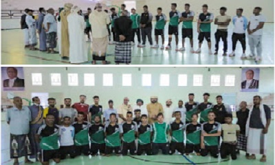 التميمي والجهوري يطلعان على تحضيرات شباب القطن للمشاركة في البطولة الآسيوية لكرة اليد بجدة
