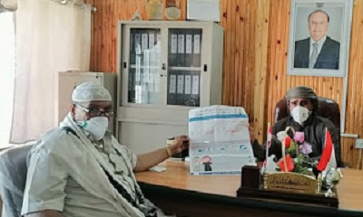 مدير عام مديرية ثمود يلتقي مدير صندوق الرعاية الاجتماعية بمديرية ثمود - رماه