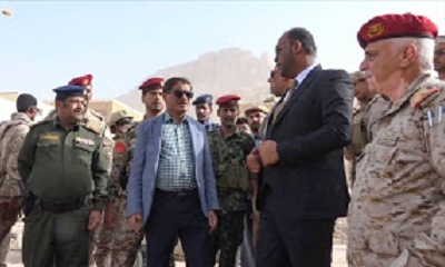 البحسني يطلع على حجم الأضرار التي تعرضت لها مدينة تريم جراء سيول الأمطار الغزيرة خلال شهر رمضان المنصرم