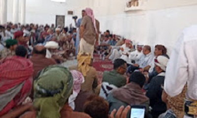 المنطقه العسكريه الاولى تحكم قبيلة ال جابر في مقتل عدد اثنين من أبنائها بمديرية القطن