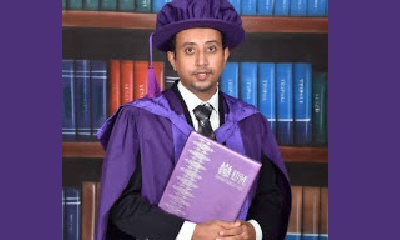الباحث عبدالرحمن حامد احمد بلفقيه يتحصل على الدكتوارة في الرياضيات من جامعة العلوم الماليزية (USM)