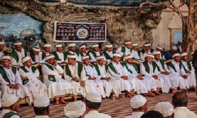 السادة العلويين يقيمون الزواج الجماعي الأول بحوطة احمد بن زين ل54عريس وعروس من احفاد بن زين
