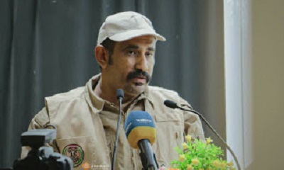 العميد المحضار : اكتشاف 21 ألف لغما وذخائر غير متفجرة منذ تحرير ساحل حضرموت حتى الآن