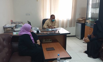 الجمحي يلتقي أتحاد نساء اليمن بساحل حضرموت لمناقشة مشروع تعزيز الحماية من فيروس كوفيد 19 بالمكلا