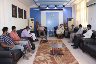 مؤسسة ابن عباس العلمية في لقاء مع عمادة جامعة حضرموت 
