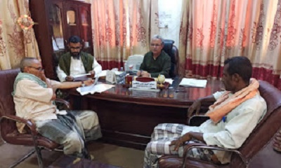 مدير عام دوعن يناقش مع إدارة الكهرباء أوضاع تحسين الشبكات بمناطق المديرية