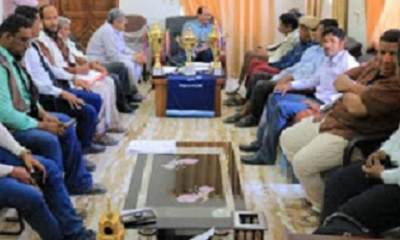 الوكيل التميمي يلتقي الفريق الثقافي بنادي اتحاد حورة