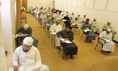 كلية أصول الدين بسيئون تدشن امتحانات الفصل الدراسي الثاني للعام الجامعي 2021/2020م