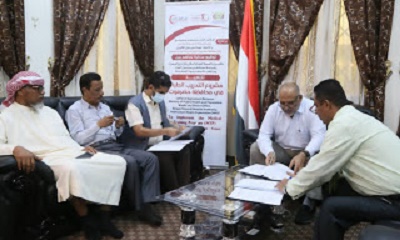 التوقيع في سيئون على مذكرة تفاهم لتنفيذ مشروع تدريب طبي للكوادر الصحية بهيئة مستشفى سيئون