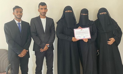حكومة شباب وأطفال اليمن تكرم اتحاد نساء اليمن فرع حضرموت لمساهمته في إنجاح مشروع المول الخيري الرابع