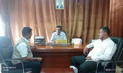 مدير عام مديرية القطن يلتقي رئيس وكالة التنمية التابعة للصندوق الاجتماعي 