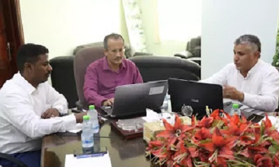 وكيل حضرموت للشؤون الفنية يلتقي بإدارة الصندوق الاجتماعي لمناقشة برنامج التمكين من أجل التنمية المحلية
