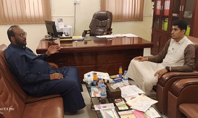 مدير عام تريم يزور فرع مؤسسة أمراض القلب الخيرية بسيئون