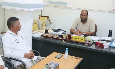 مدير عام تريم يلتقي ممثلي منظمة العون المباشر ويناقش تدخلات المنظمة صحياً