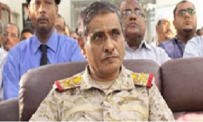 محافظ حضرموت يهنئ قيادة قوات التحالف بمناسبة حلول عيد الأضحى المبارك ويطلب منهم التعاون في مجال الخدمات بالمحافظة وخاصة الكهرباء
